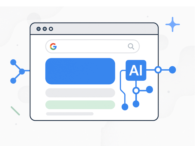 Illustration of Google's AI Powered Search