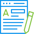 icon - website content