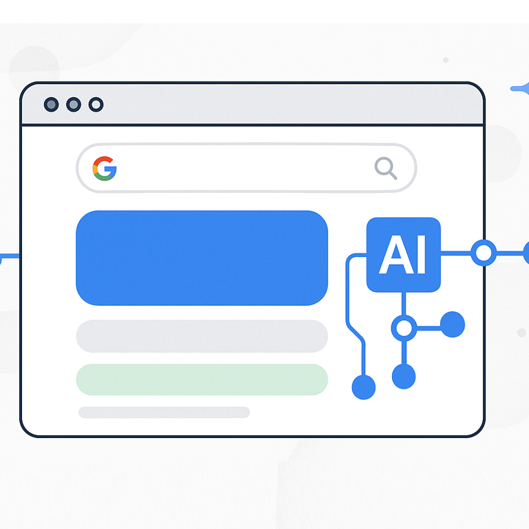 Illustration of Google's AI Powered Search
